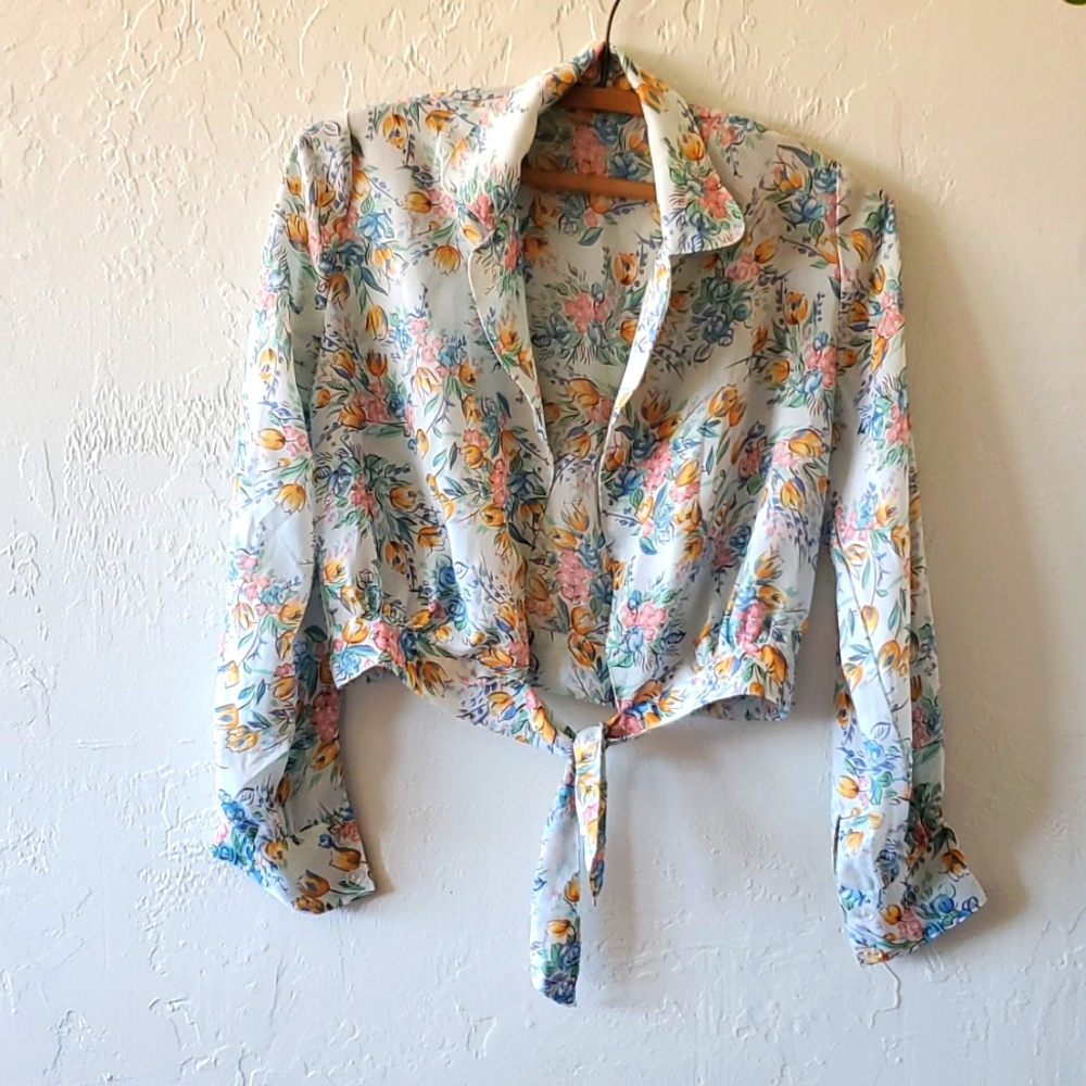 Vintage silk blazer